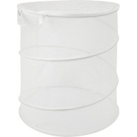 Корзина складная Mesh 45х50 см 80 л с ручками, цвет белый