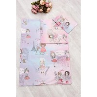 Комплект постельного белья AmaroBaby Time To Sleep в кроватку, бязь 3 предмета
