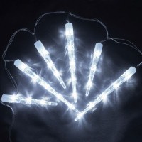 Электрогирлянда наружная нить «Сосульки» 2 м 40 LED холодный белый