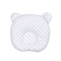 Подушка анатомическая AmaroBaby First Pillow Горошек AMARO-40FP-GS, 22х22 см, холлофайбер