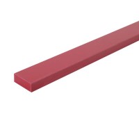 Карниз Delinia ID «Аша» 200х4 см, ЛДСП, цвет красный