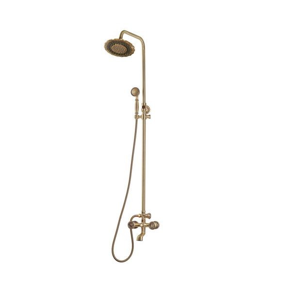Душевая стойка Bronze De Luxe Royal 10121DF