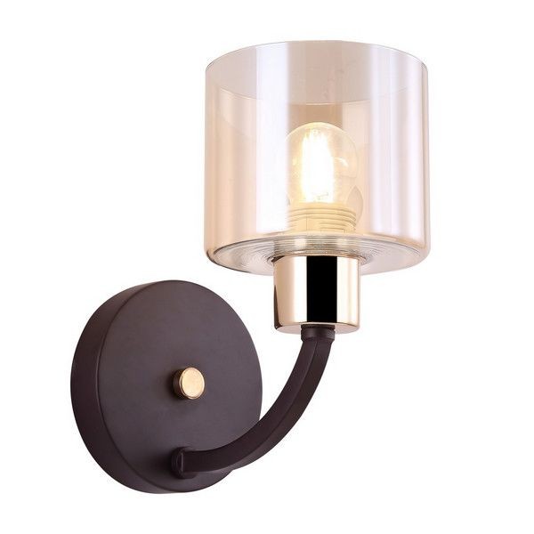 Бра Freya Teodora FR5003WL-01B, E27 цвет прозрачный