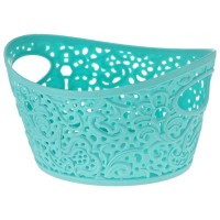 Корзина для хранения idea Кружево М 2376, 9х12х15.7 см