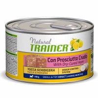 Влажный корм для взрослых собак мелких пород TRAINER Natural Mini Adult Cured Ham, Rice and Royal Jelly Сыровяленая ветчина Рис Маточное молочко 150 г