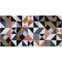 Коврик Soft «Геометрия» 50x100 см, полиамид на ТПР, цвет мультиколор