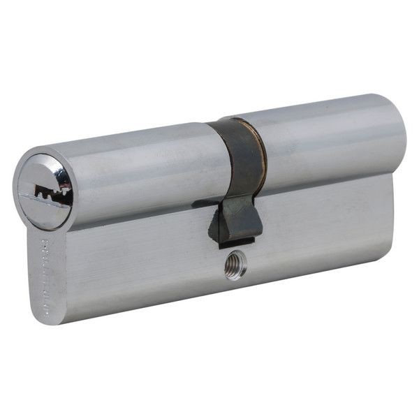 Цилиндр Palladium 90, 45x45 мм, ключ/ключ, цвет хром