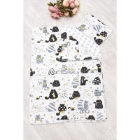Комплект постельного белья AmaroBaby Time To Sleep в кроватку, бязь 3 предмета
