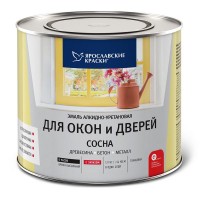 Эмаль для окон и дверей цвет сосна 1.9 кг