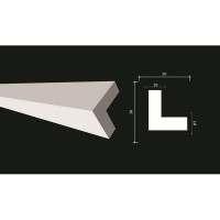 Уголок стеновой Decor-Dizayn DD803 30х2000 мм дюропласт