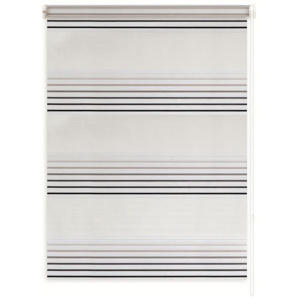 Штора рулонная день-ночь Miamoza Milan 60x160 см бежевая
