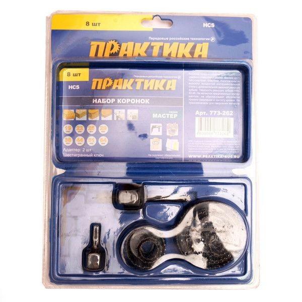 Набор коронок ПРАКТИКА HCS 773-262