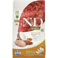 Сухой корм для собак для здоровья кожи и шерсти FARMINA N&D беззерновой Перепел с Киноа 800 г