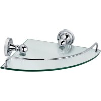 Полка стеклянная угловая Fixsen Style FX-41103A