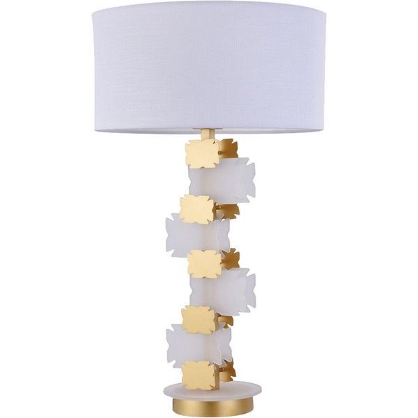 Лампа настольная рабочая Maytoni Valencia H601TL-01BS цвет белый