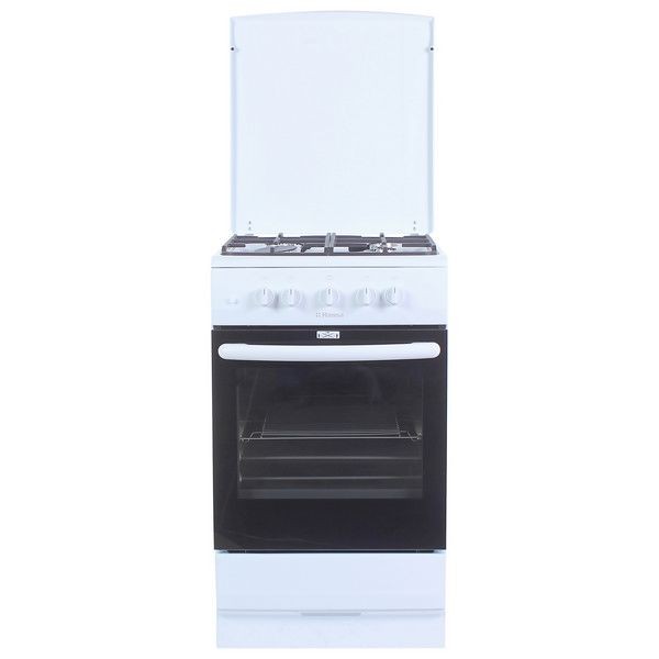 Плита газовая HANSA FCGW51054, 50 см, цвет белый