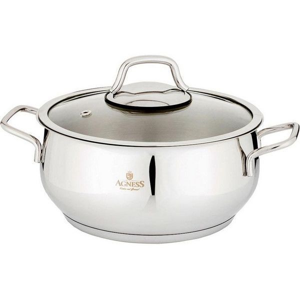 Кастрюля с крышкой AGNESS 936-318