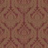 Обои текстильные Aura Victoria красные 0.53 м 070148
