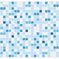 Панель ПВХ листовая 0.3 мм 960х480 мм Небесная 0.46 м²
