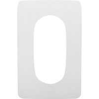 Накладка для розетки №2 2 поста, цвет белый
