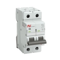 Выключатель автоматический EKF Averes mcb6-2-06D-av 2Р 230В 6А