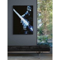 Плакат "34;Просто Постер "34; Mortal Kombat - Саб-Зиро 50x70 в раме 398473848261