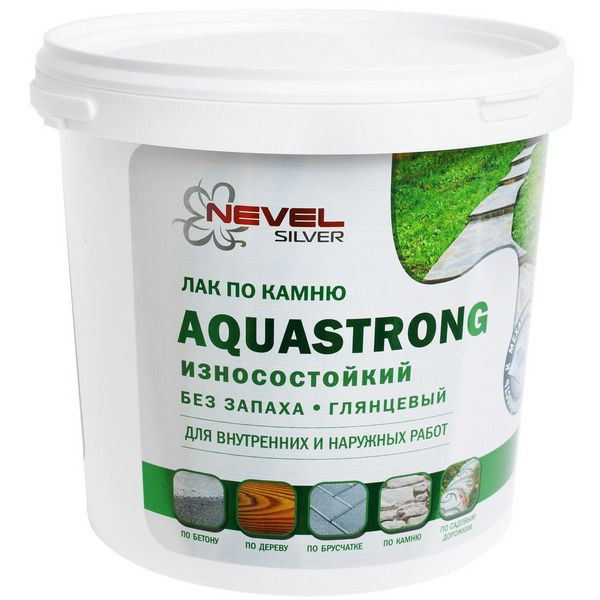 Лак по камню Aquastrong, высокопрочный, 2.5 кг