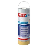 Пленка защитная с малярной лентой Tesa, 17 м х 2700 мм