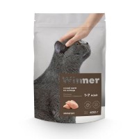 Сухой корм для кошек домашнего содержания WINNER полнорационный Курица 400 г