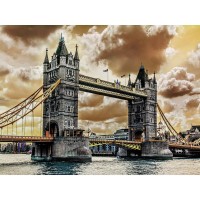 Картина на доске Тауэрский мост 60х80 см