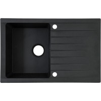 Мойка URBATEC 78x50x20 см, композитный материал, цвет чёрный