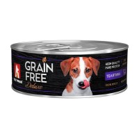 Влажный корм для собак ЗООГУРМАН «GRAIN FREE», Телятина, 100г