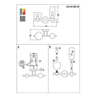 Бра St Luce Teneresa E14 SL1119.201.02 цвет прозрачный