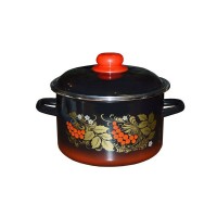 Кастрюля СтальЭмаль Рябина 7RD181М, 3 л