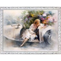 Картина на холсте Русская Коллекция День мечтаний ХВ-х41, 68х88 см