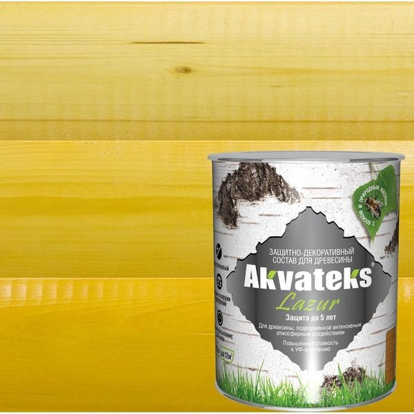 Антисептик Akvateks полуглянцевый калужница 0.75 л