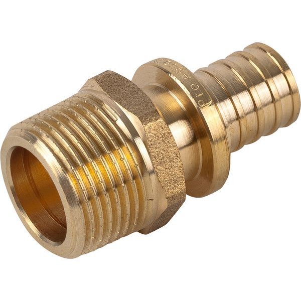 Муфта аксиальная ProAqua, наружная резьба, 3/4 "34;х20 мм, латунь