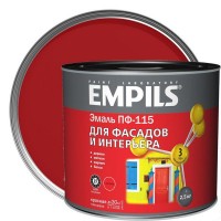 Эмаль ПФ-115 Empils PL цвет красный 2.5 кг