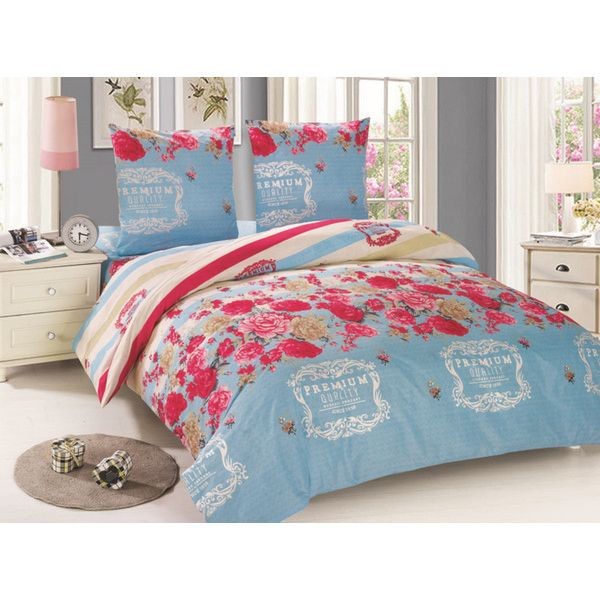 Комплект постельного белья евро Amore Mio Inga 88493, микрофибра