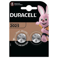 Батарейка литиевая Duracell CR2025, 2 шт.