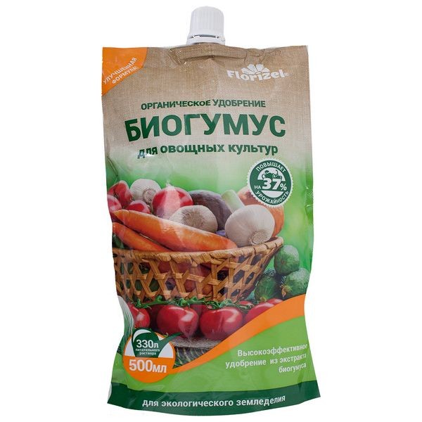Биогумус Florizel для овощей 0.5 л