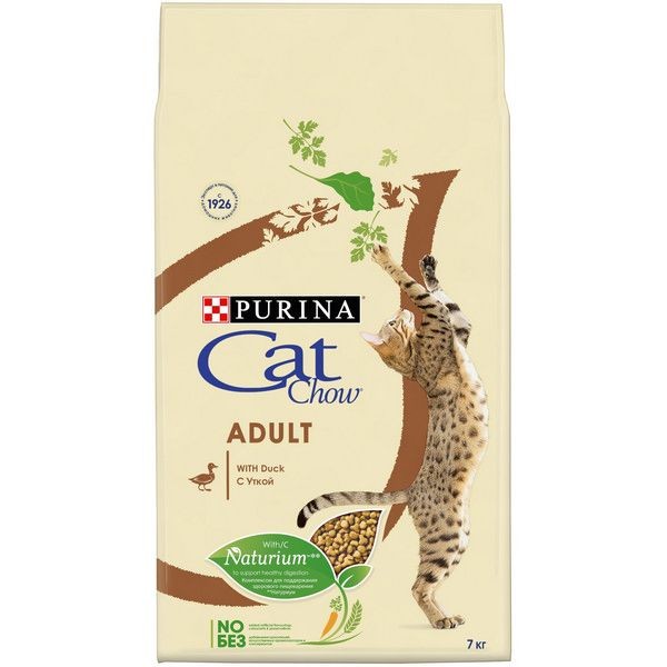 Сухой корм для кошек Cat Chow® утка, 7 кг