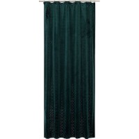 Штора на ленте RakaposhiForest 140x280 см геометрия цвет зелёный
