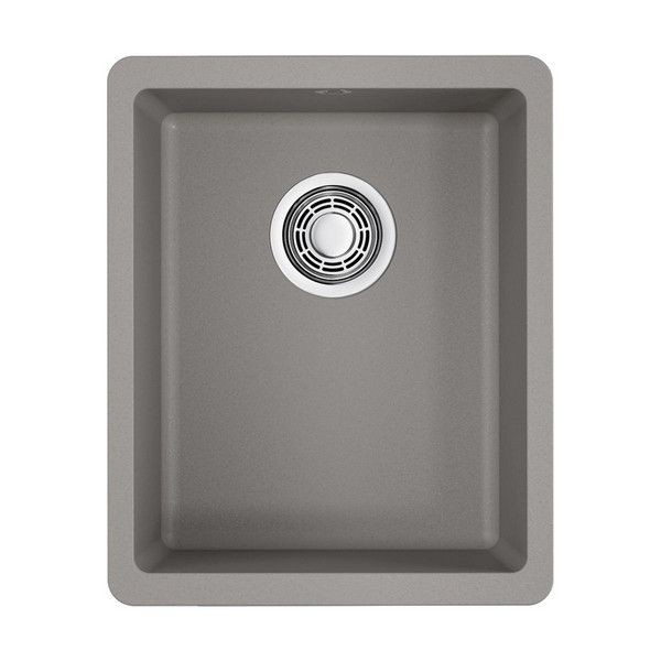 Кухонная мойка OMOIKIRI Kata 34-U-GR 34х42см искусственный гранит/leningrad grey