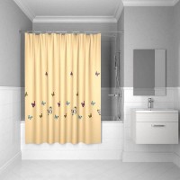 Шторка для ванной комнаты IDDIS Butterfly SCID033P