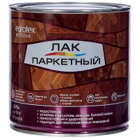 Лак паркетный алкид-уретанановый Eurotex Exclusive матовый бесцветный 0.75 л