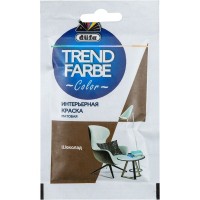 Краска для стен и потолков Trend Farbe цвет Шоколад 50 мл