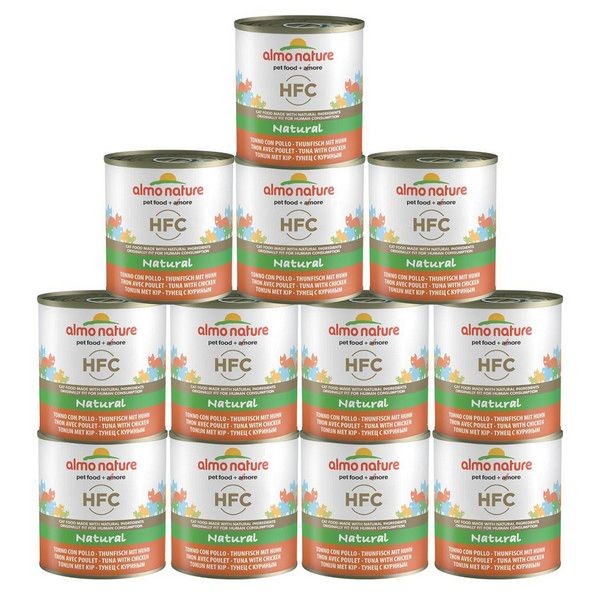 Консервы для кошек ALMO NATURE Classic Курица Тунец 280 г, 1 шт.