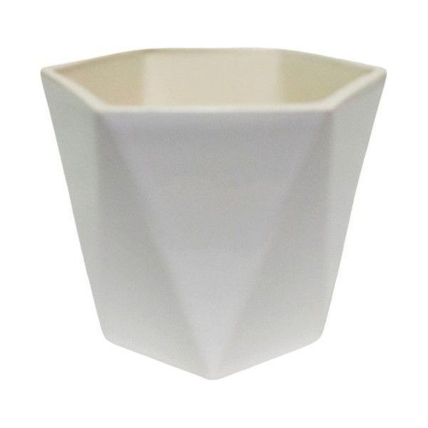Кактусник 9x10x9 см v0.49 л керамика белый