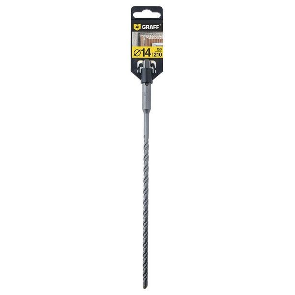 Сверло по бетону GRAFF 14x150x210 мм, SDS-plus, GSPD14210